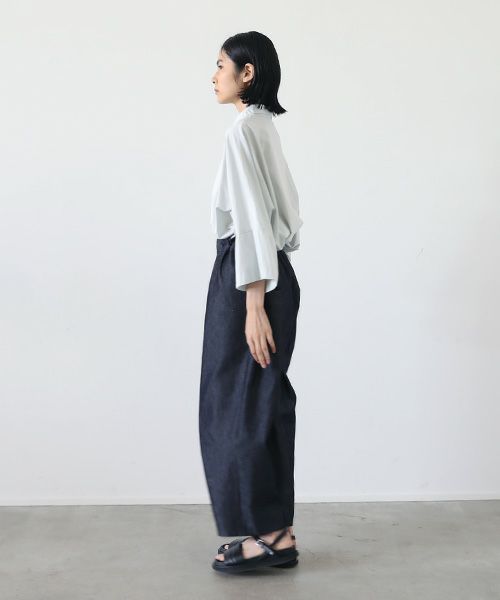 VU.ヴウ.easy pants vu-s22-p13[DEEP BLUE]_