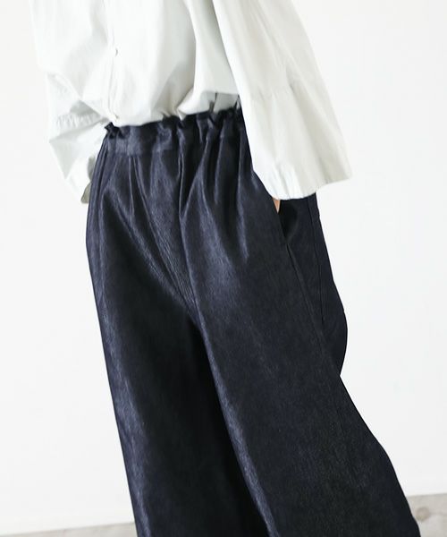 VU.ヴウ.easy pants vu-s22-p13[DEEP BLUE]_
