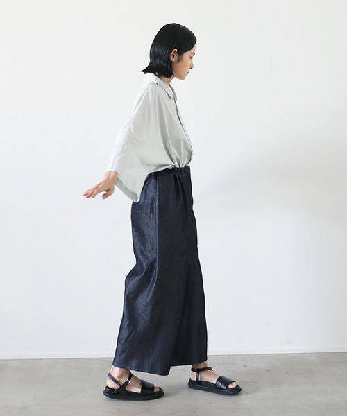 VU.ヴウ.easy pants vu-s22-p13[DEEP BLUE]_