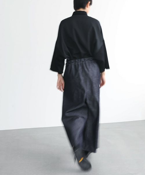 VU.ヴウ.easy pants vu-s22-p13[DEEP BLUE]_