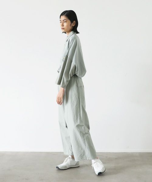 VU.ヴウ.wide silhouette pants vu-s22-p14[GREEN GRAY]