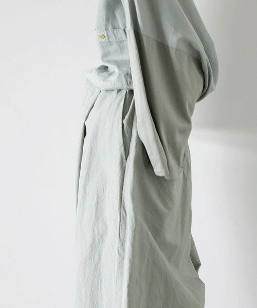VU.ヴウ.wide silhouette pants vu-s22-p14[GREEN GRAY]