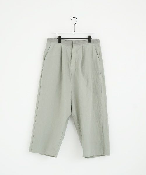VU.ヴウ.wide silhouette pants vu-s22-p14[GREEN GRAY]