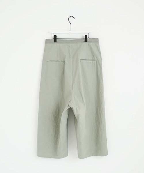 VU.ヴウ.wide silhouette pants vu-s22-p14[GREEN GRAY]