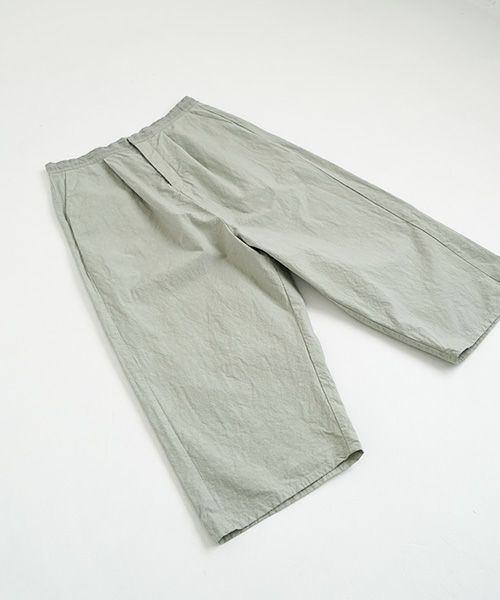 VU.ヴウ.wide silhouette pants vu-s22-p14[GREEN GRAY]