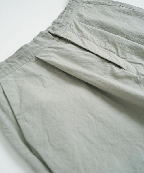 VU.ヴウ.wide silhouette pants vu-s22-p14[GREEN GRAY]