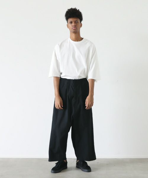 VU.ヴウ.wide silhouette pants vu-s22-p14[SUMI BLACK]:s