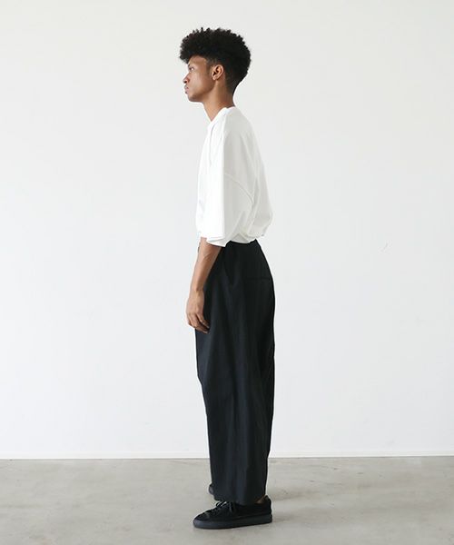 VU.ヴウ.wide silhouette pants vu-s22-p14[SUMI BLACK]:s