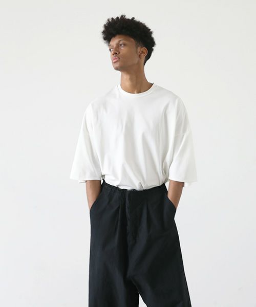 VU.ヴウ.wide silhouette pants vu-s22-p14[SUMI BLACK]:s