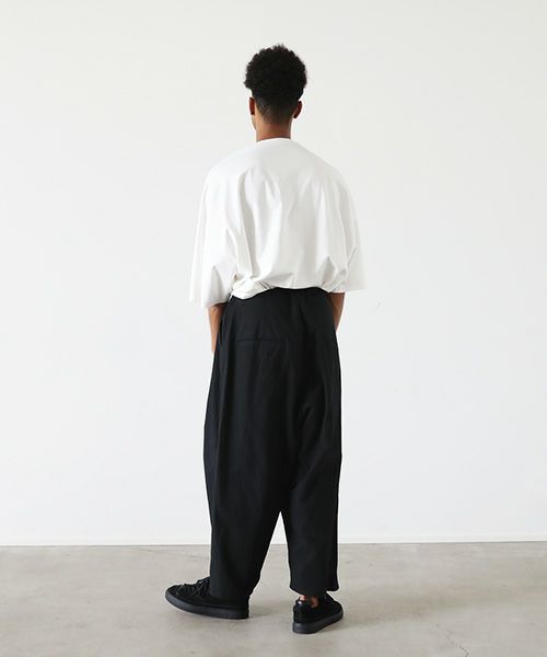 VU.ヴウ.wide silhouette pants vu-s22-p14[SUMI BLACK]:s