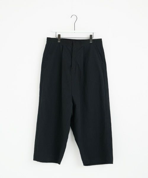 VU.ヴウ.wide silhouette pants vu-s22-p14[SUMI BLACK]:s