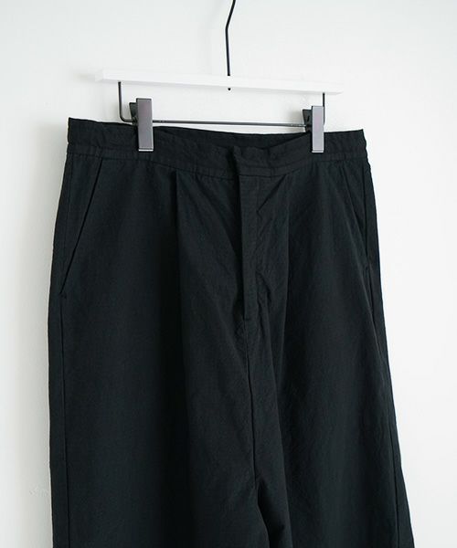 VU.ヴウ.wide silhouette pants vu-s22-p14[SUMI BLACK]:s
