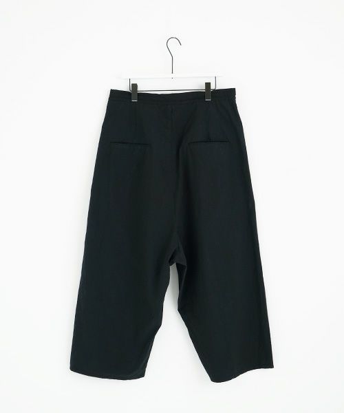 VU.ヴウ.wide silhouette pants vu-s22-p14[SUMI BLACK]:s