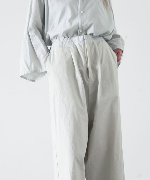 VU.ヴウ.wide silhouette pants vu-s22-p14[CHALK]_