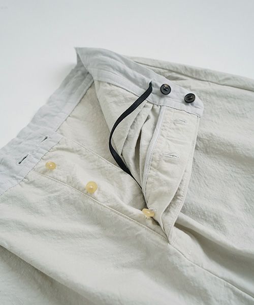 VU.ヴウ.wide silhouette pants vu-s22-p14[CHALK]_