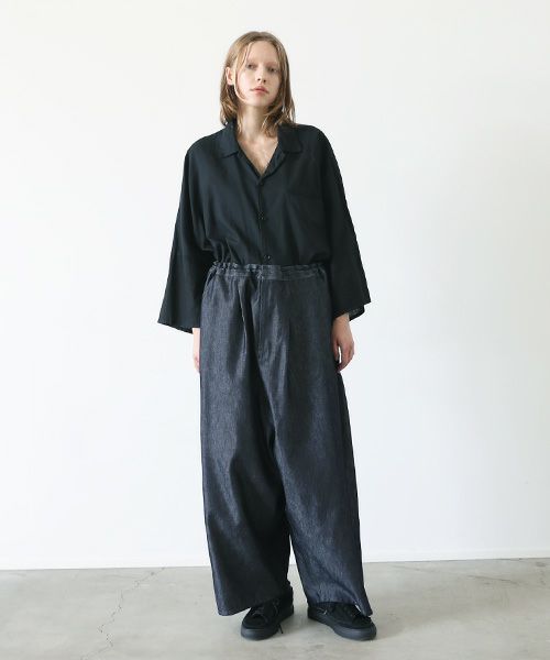 VU.ヴウ.wide silhouette pants vu-s22-p14[DEEP BLUE]:s_