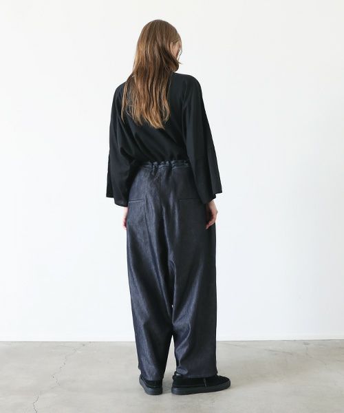 VU ヴウ wide silhouette pants vu-s22-p14[DEEP BLUE]:s_