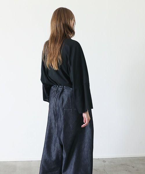 VU ヴウ wide silhouette pants vu-s22-p14[DEEP BLUE]:s_