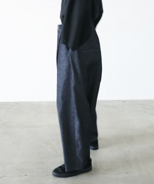 VU.ヴウ.wide silhouette pants vu-s22-p14[DEEP BLUE]:s_