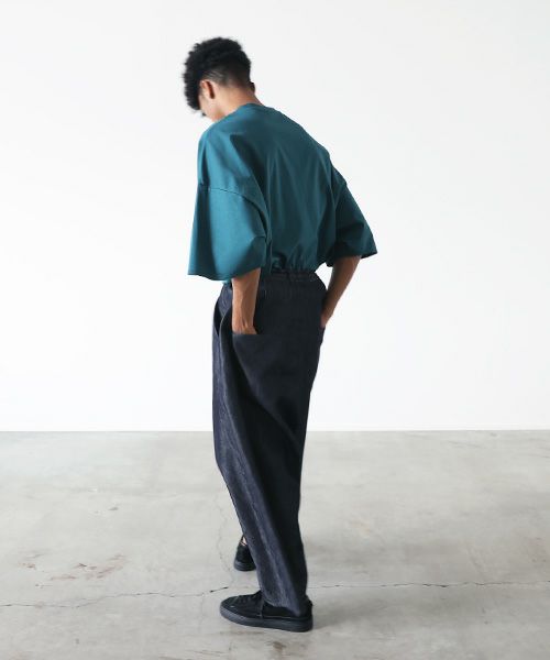 VU.ヴウ.wide silhouette pants vu-s22-p14[DEEP BLUE]:s_