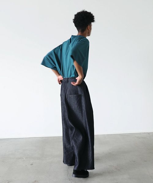 VU.ヴウ.wide silhouette pants vu-s22-p14[DEEP BLUE]:s_