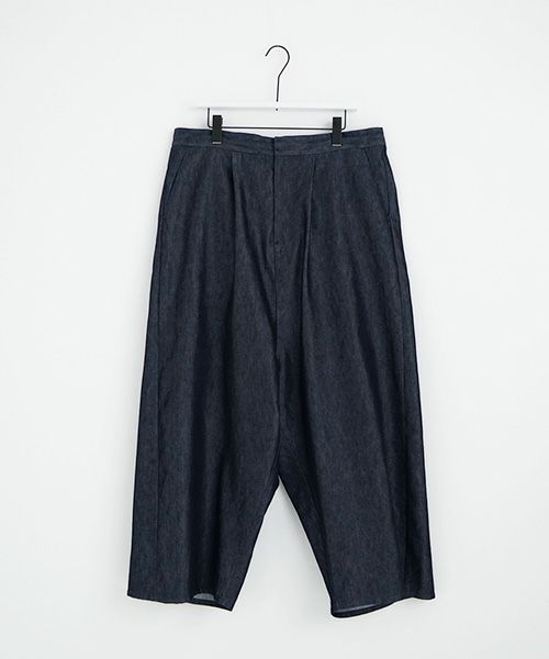 VU.ヴウ.wide silhouette pants vu-s22-p14[DEEP BLUE]:s_