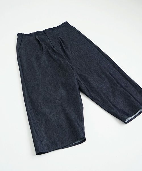 VU ヴウ wide silhouette pants vu-s22-p14[DEEP BLUE]:s_