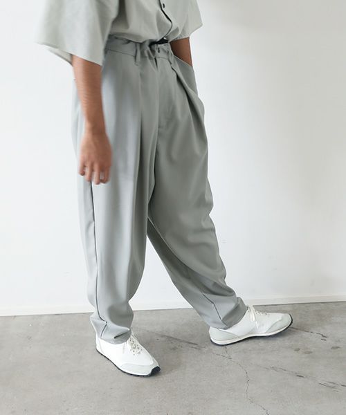 VU.ヴウ.tapered pants vu-s22-p15[GREEN GRAY]_