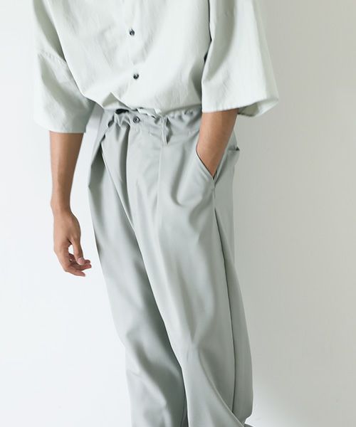 VU.ヴウ.tapered pants vu-s22-p15[GREEN GRAY]_