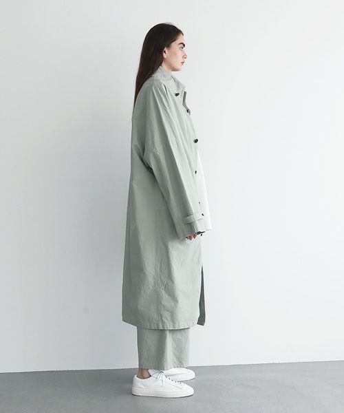 VU.ヴウ.standcollar coat vu-s22-b17[GREEN GRAY]_