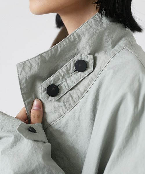 VU.ヴウ.standcollar coat vu-s22-b17[GREEN GRAY]_