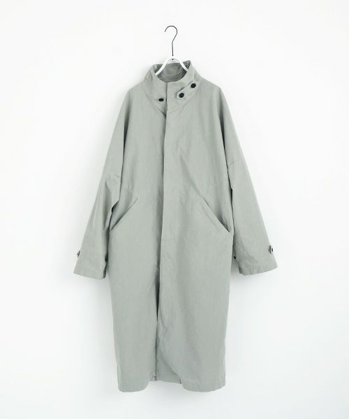 VU.ヴウ.standcollar coat vu-s22-b17[GREEN GRAY]_