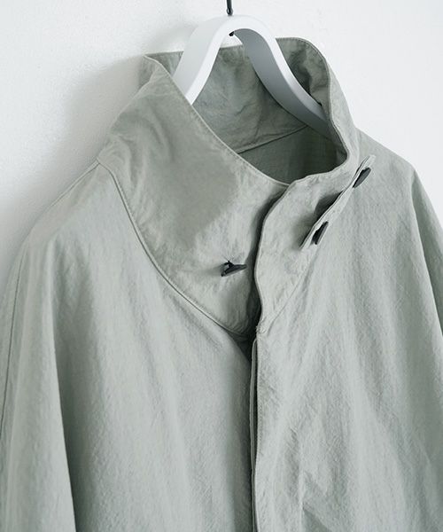 VU.ヴウ.standcollar coat vu-s22-b17[GREEN GRAY]_