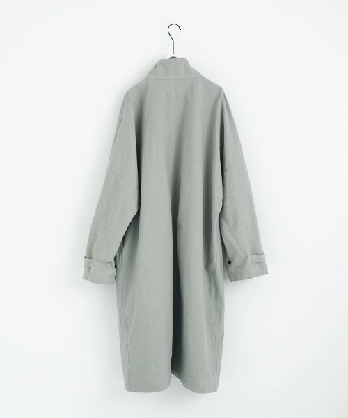 VU.ヴウ.standcollar coat vu-s22-b17[GREEN GRAY]_