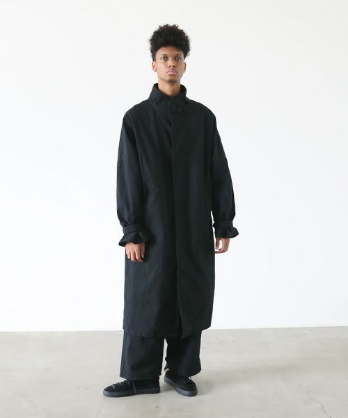 VU.ヴウ.standcollar coat vu-s22-b17[SUMI BLACK]_