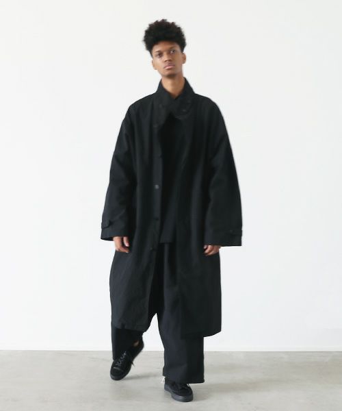VU.ヴウ.standcollar coat vu-s22-b17[SUMI BLACK]_