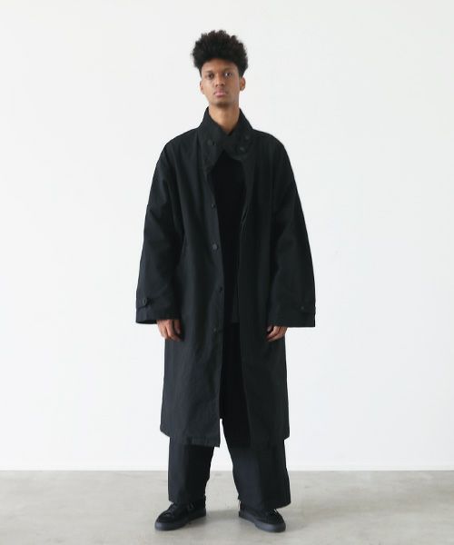VU.ヴウ.standcollar coat vu-s22-b17[SUMI BLACK]_