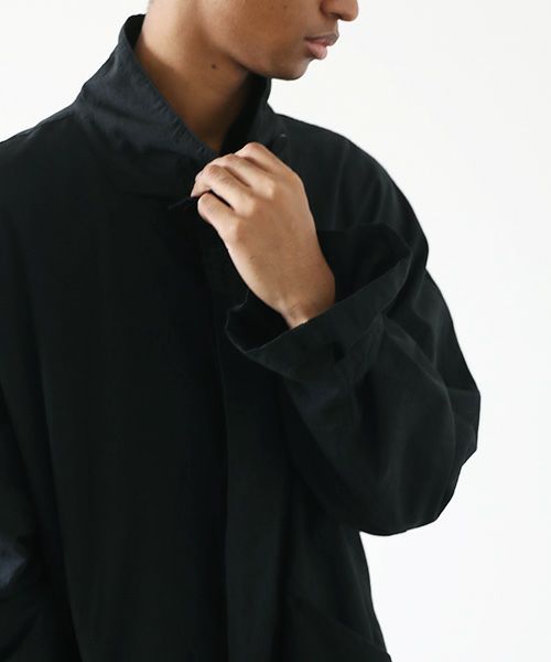 VU.ヴウ.standcollar coat vu-s22-b17[SUMI BLACK]_