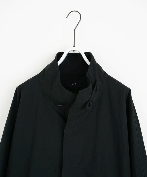 VU.ヴウ.standcollar coat vu-s22-b17[SUMI BLACK]_