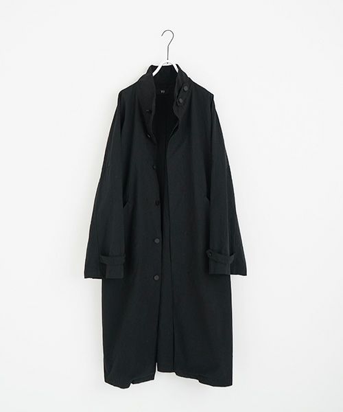 VU.ヴウ.standcollar coat vu-s22-b17[SUMI BLACK]_