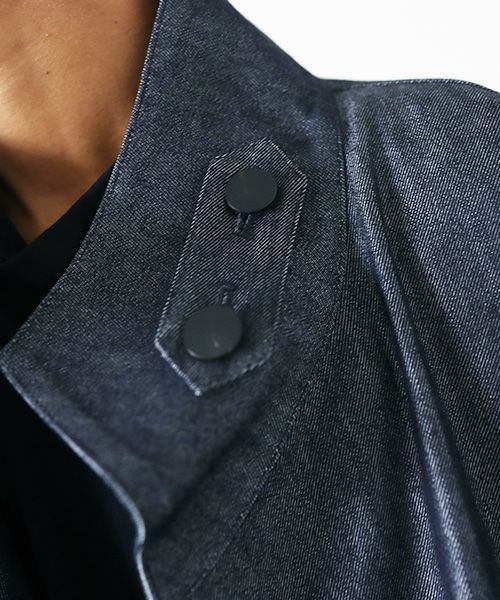 VU.ヴウ.standcollar coat vu-s22-b17[DEEP BLUE]