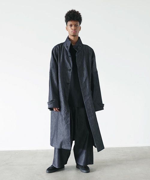 VU.ヴウ.standcollar coat vu-s22-b17[DEEP BLUE]