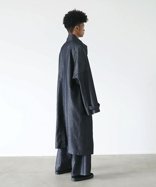 VU.ヴウ.standcollar coat vu-s22-b17[DEEP BLUE]