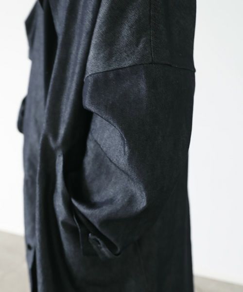 VU.ヴウ.standcollar coat vu-s22-b17[DEEP BLUE]