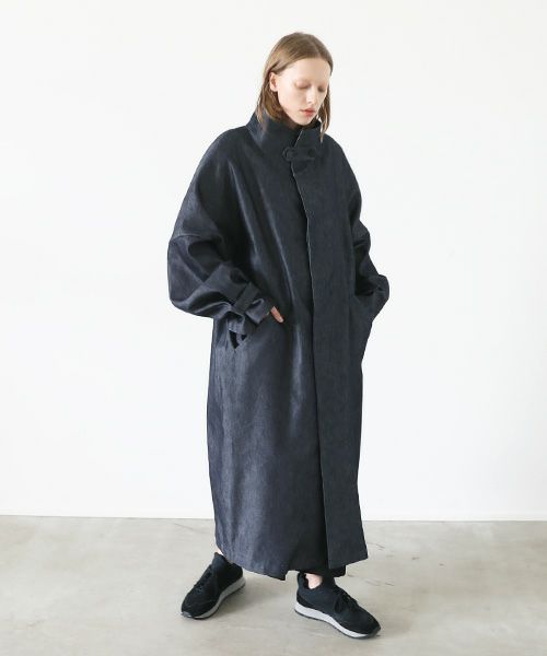 VU.ヴウ.standcollar coat vu-s22-b17[DEEP BLUE]