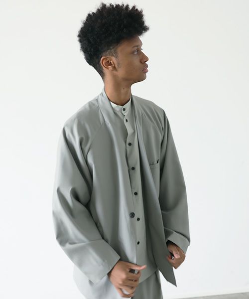 VU.ヴウ.nocolor jacket vu-s22-j19[GREEN GRAY]_