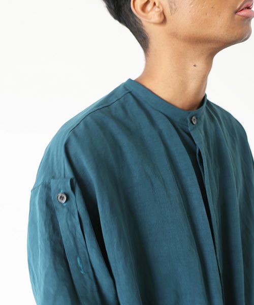 VU.ヴウ.stand collar all-in-one vu-s22-a20[DARK GREEN]