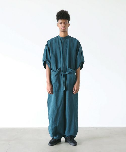VU.ヴウ.stand collar all-in-one vu-s22-a20[DARK GREEN]