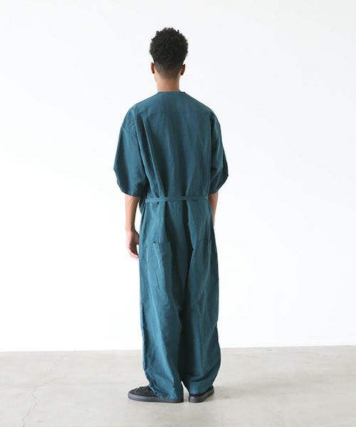 VU.ヴウ.stand collar all-in-one vu-s22-a20[DARK GREEN]