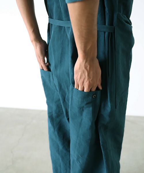 VU.ヴウ.stand collar all-in-one vu-s22-a20[DARK GREEN]